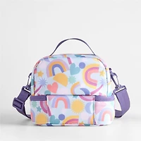 Dreamer Rainbow Dreams Dual Compartment Soft Insulated Kids Lunch Box