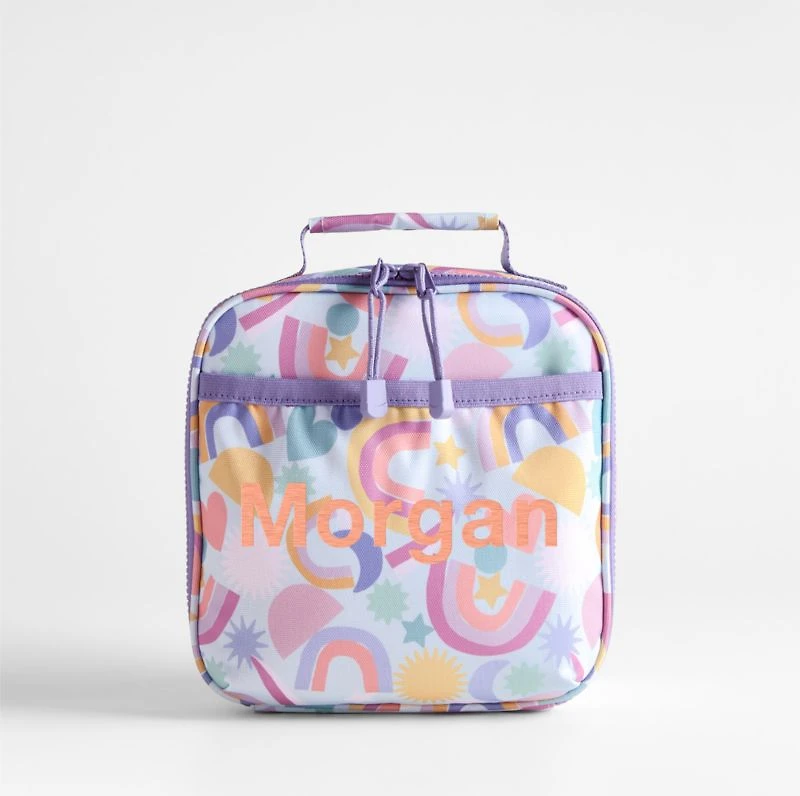 Dreamer Rainbow Dreams Standard Soft Insulated Kids Lunch Box