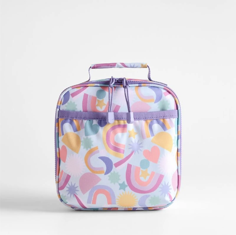 Dreamer Rainbow Dreams Standard Soft Insulated Kids Lunch Box