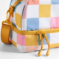 Dreamer Sherbet Hopscotch Dual Compartment Soft Insulated Kids Lunch Box