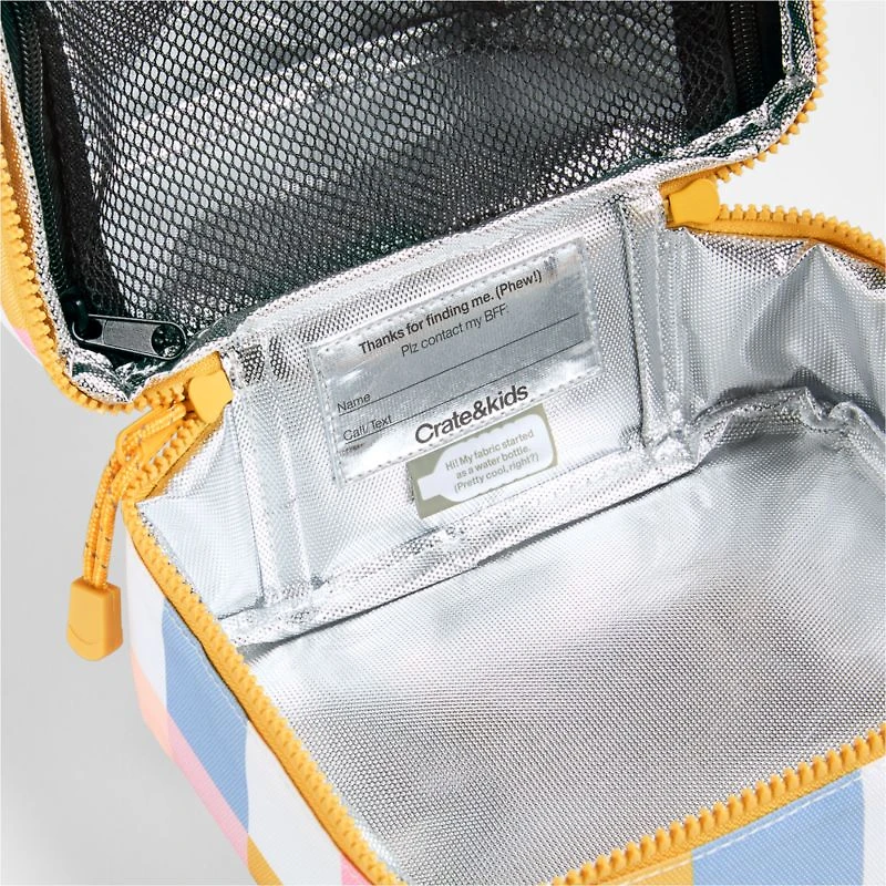 Dreamer Sherbet Hopscotch Dual Compartment Soft Insulated Kids Lunch Box