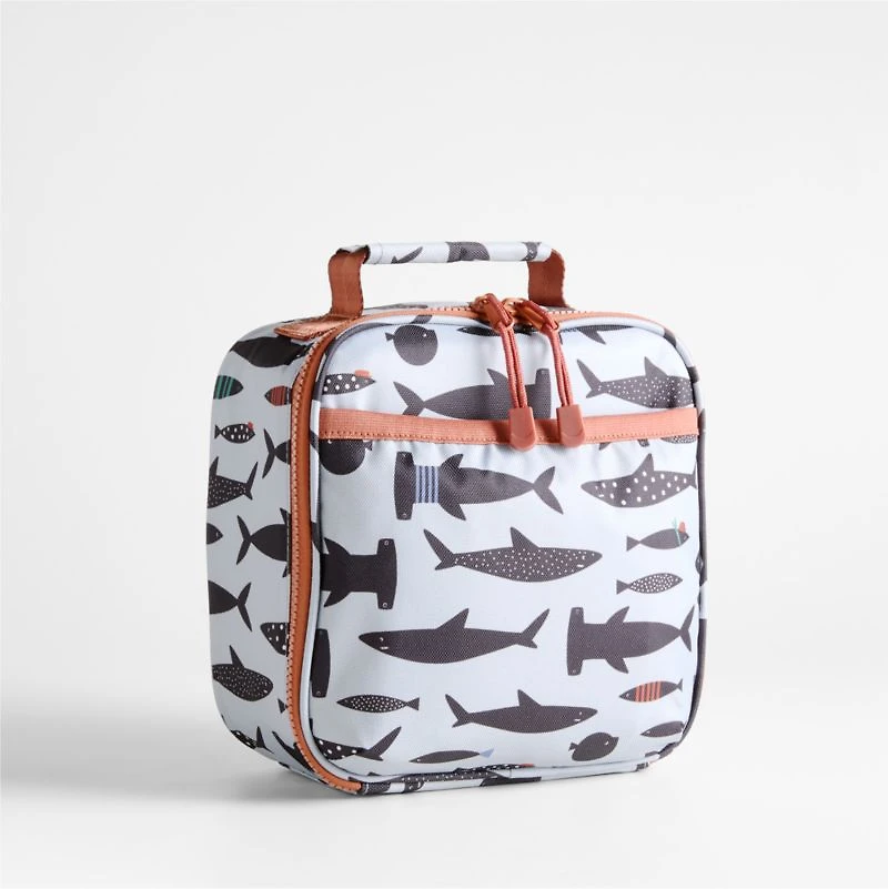 Dreamer Shark School Standard Soft Insulated Kids Lunch Box