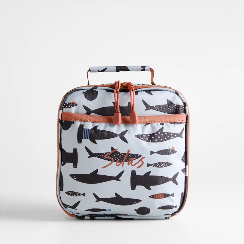 Dreamer Shark School Standard Soft Insulated Kids Lunch Box