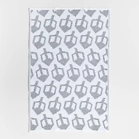 Dreidel Textured Terry Organic Cotton Kitchen Towels, Set of 2
