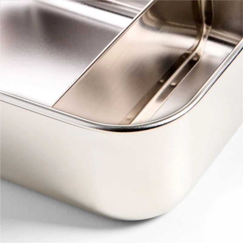 Stainless Steel Dual Compartment Lunch Container