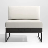 Replacement White Cushion for Dune Armless Lounge Chair