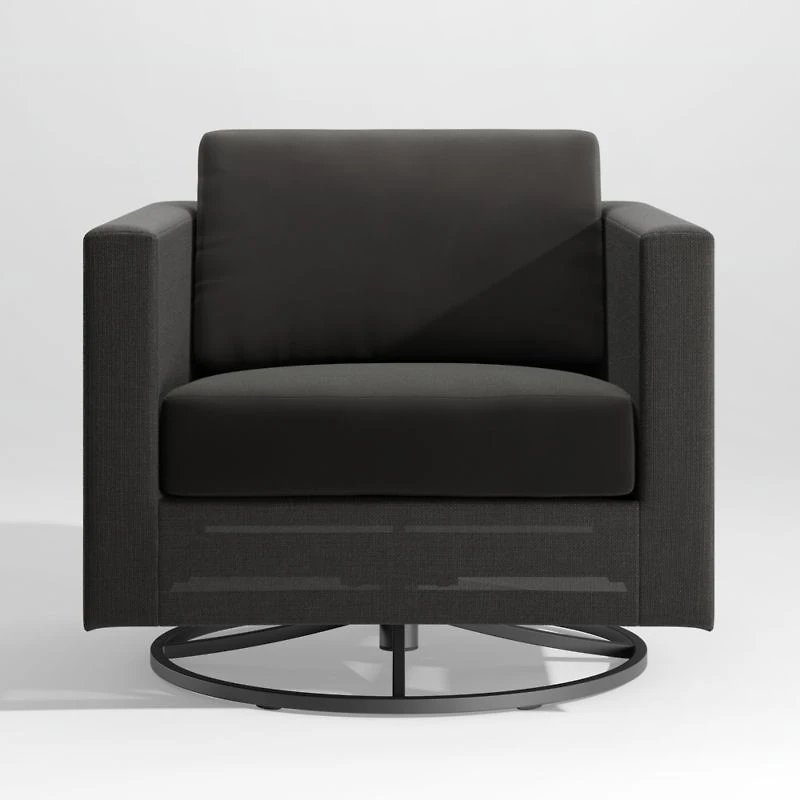 Replacement Black Cushion for Dune Swivel Lounge Chair