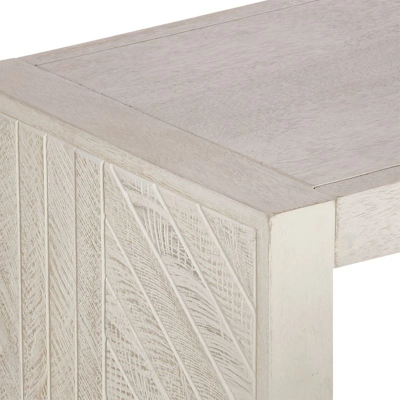 Dunewood Whitewashed Dining Bench