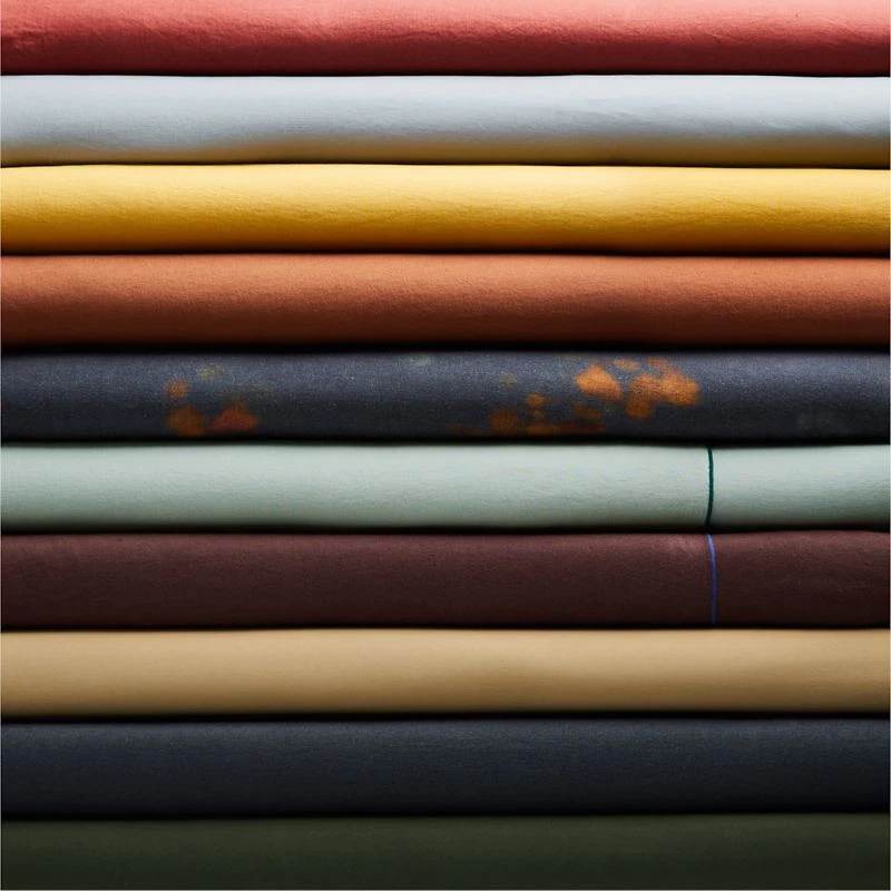 Aire Natural EUROPEAN FLAX ™-Certified Linen Impressionist Floral Midnight Navy Full/Queen Duvet Cover