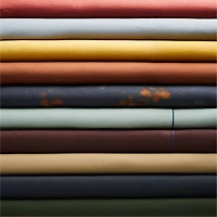Aire Natural EUROPEAN FLAX ™-Certified Linen Impressionist Floral Midnight Navy Full/Queen Duvet Cover