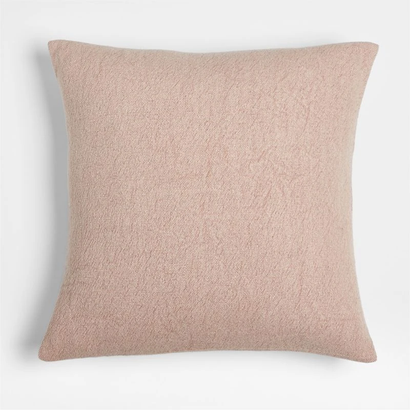 Earl Arnold Cotton 23"x23" Blush Tan Throw Pillow Cover by Jake Arnold