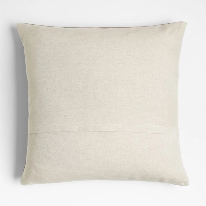 Earl Arnold Cotton 23"x23" Pindo Brown Throw Pillow Cover by Jake Arnold