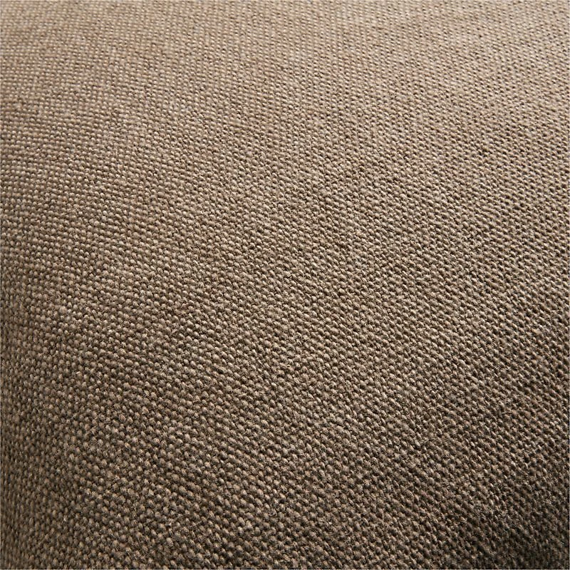 Earl Arnold Cotton 23"x23" Pindo Brown Throw Pillow Cover by Jake Arnold