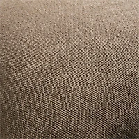 Earl Arnold Cotton 23"x23" Pindo Brown Throw Pillow Cover by Jake Arnold