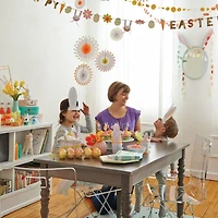 Now You See It Acrylic Kids Desk Chair with Silver Base
