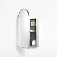 Edge Silver Arch Medicine Cabinet 19.5"x31.5"