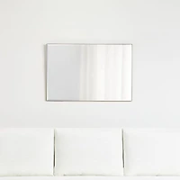 Edge Brass Rectangle Wall Mirror 24"x36"