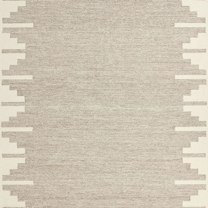 Edge Beige Geometric Wool Kids Area Rug 5'x8'