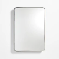 Edge Large Brass Rounded Rectangle Medicine Cabinet