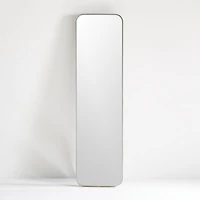Edge Brass Standing Mirror