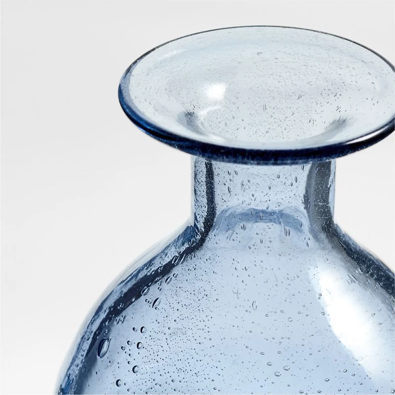 Eider Light Blue Glass Bud Vase 5"