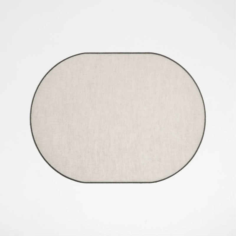Elevated Linen Easy Care Desert Green Placemat