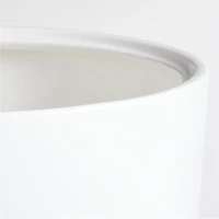 Eli White Bathroom Trash Can