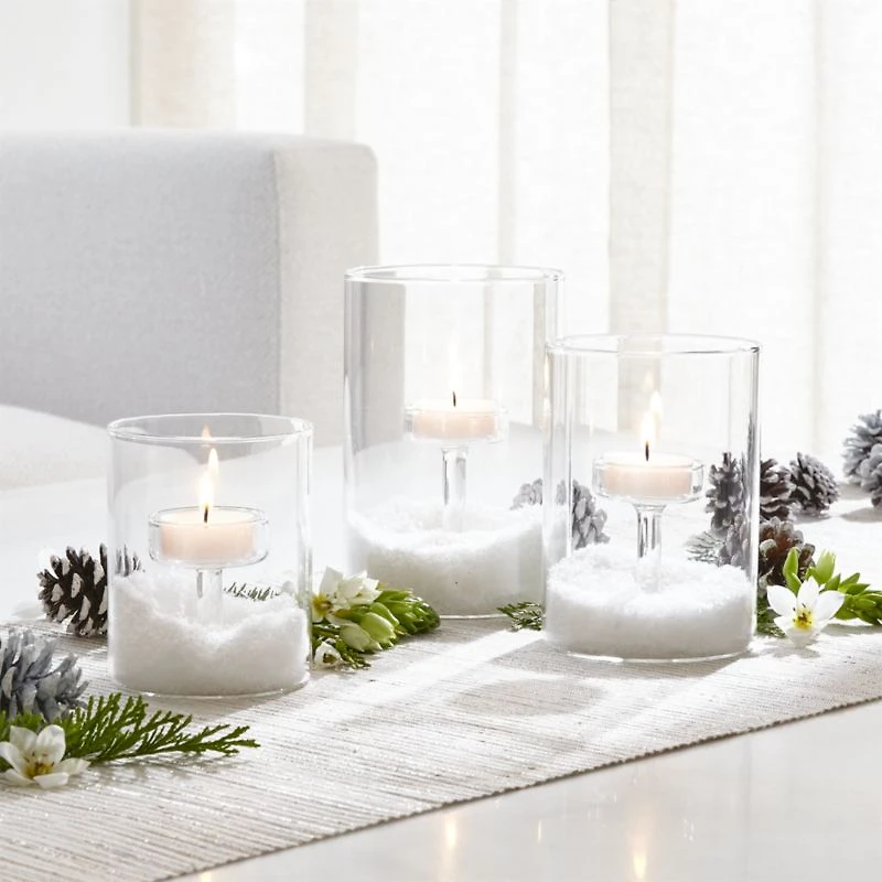 Elsa Large Glass Tealight Candle Holder