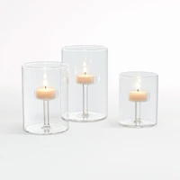 Elsa Large Glass Tealight Candle Holder