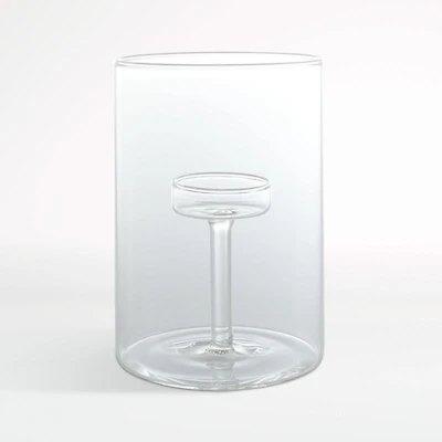 Elsa Large Glass Tealight Candle Holder