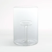 Elsa Large Glass Tealight Candle Holder