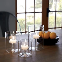Elsa Large Glass Tealight Candle Holder