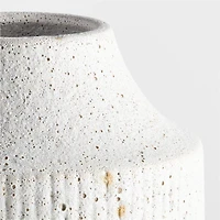 Ema Extra-Large White Ceramic Floor Vase 24"