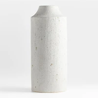Ema Extra-Large White Ceramic Floor Vase 24"
