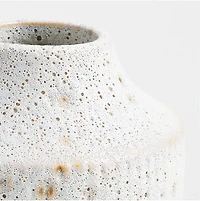 Ema Medium White Ceramic Vase 12.7"