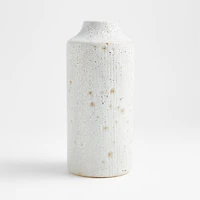 Ema Medium White Ceramic Vase 12.7"