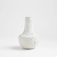 Ema Small White Ceramic Vase 8"