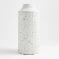 Ema Large White Ceramic Floor Vase 19"