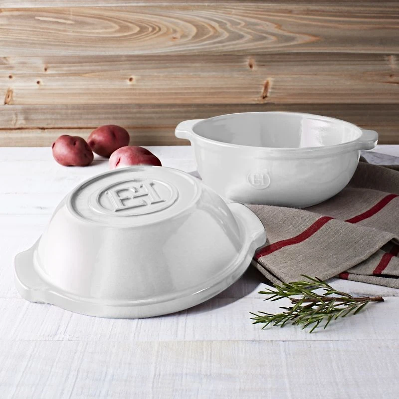 Emile Henry Linen Bread Pot