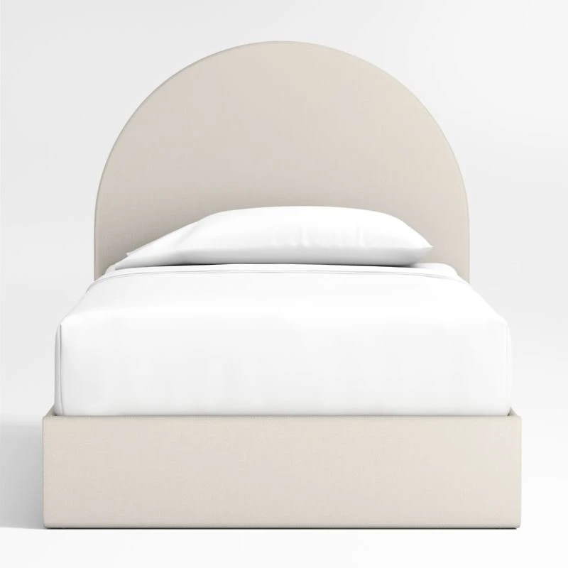 Emma Upholstered Arched Kids Twin Storage Bed