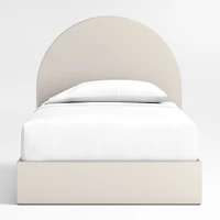 Emma Upholstered Arched Kids Twin Storage Bed