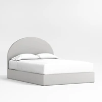 Emma Upholstered Arched Kids Full Storage Bed