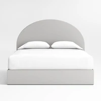 Emma Upholstered Arched Kids Full Storage Bed