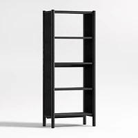 Emmer Charcoal Oak Bookcase