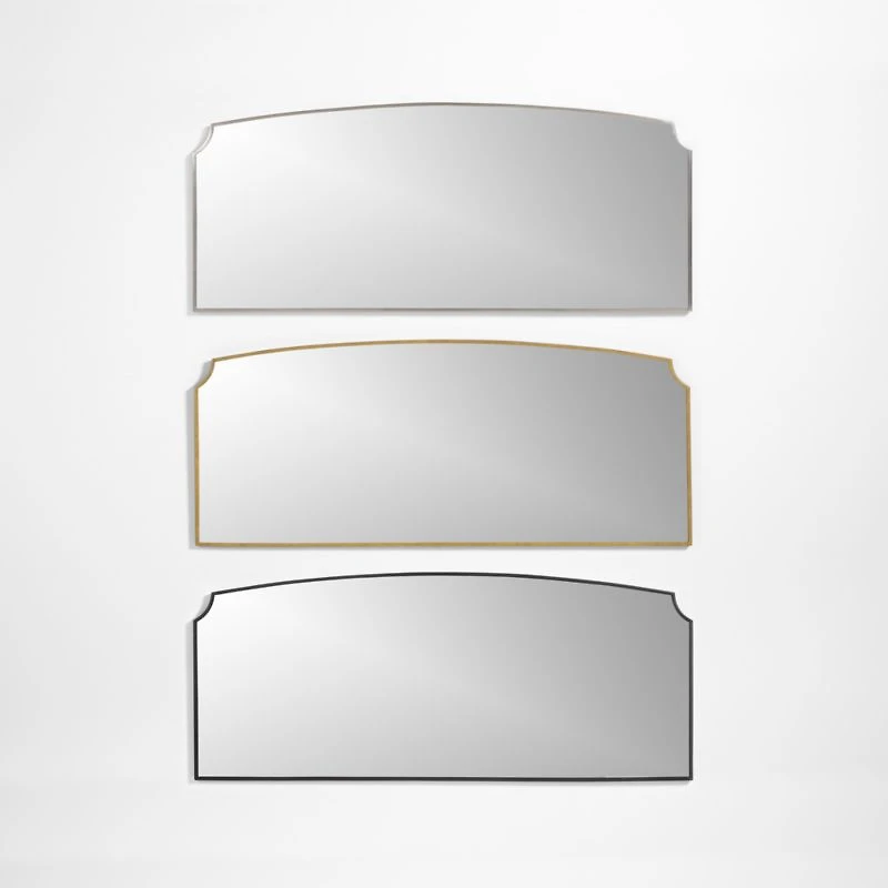 Emmy Long Black Wall Mirror 72"x30"