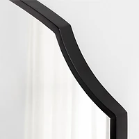 Emmy Black Wall Mirror 36"x40"