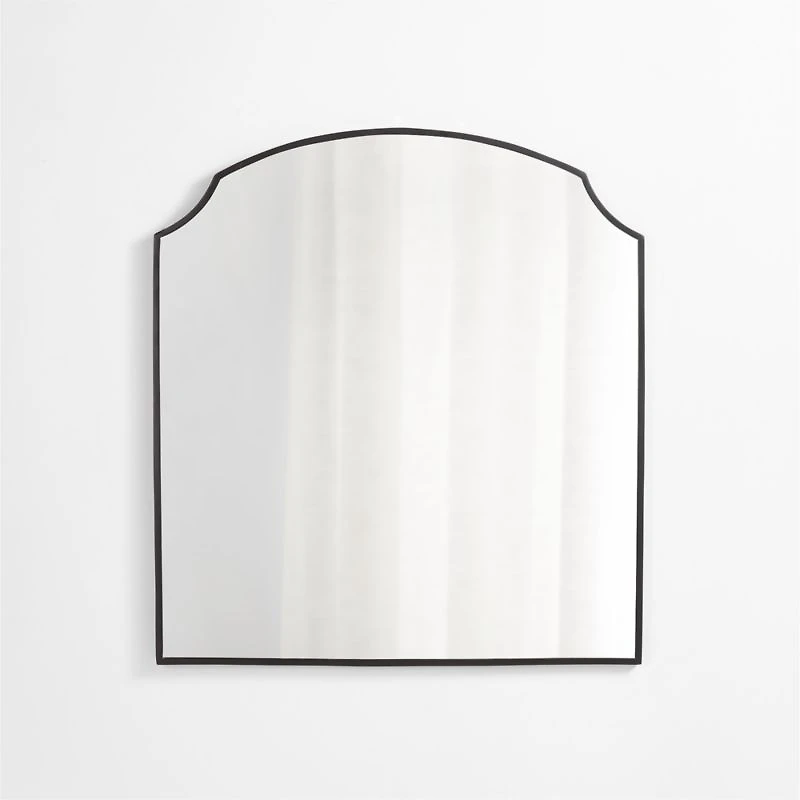 Emmy Black Wall Mirror 36"x40"