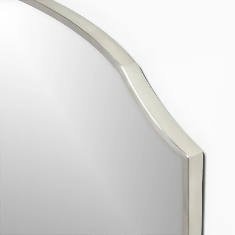 Emmy Pewter Wall Mirror 36"x40"