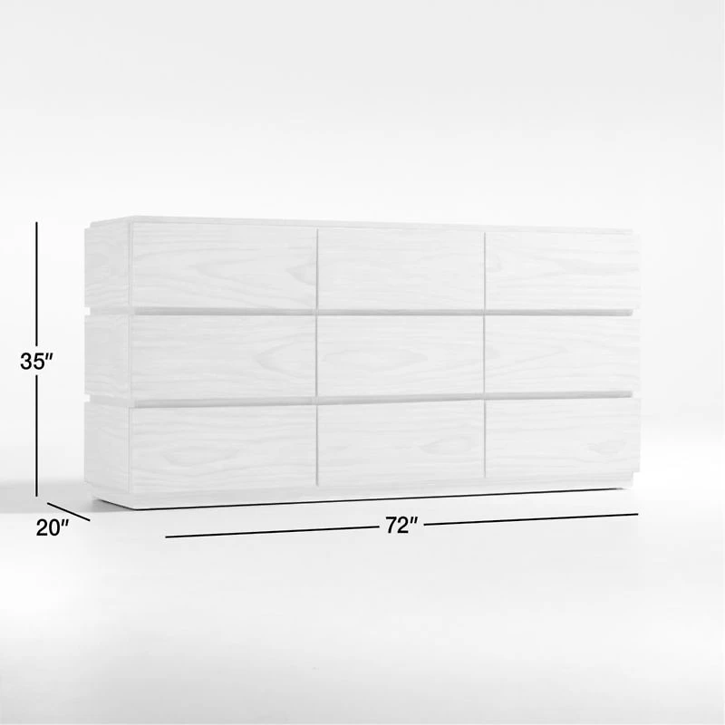 Ensenada Wood 9-Drawer Dresser