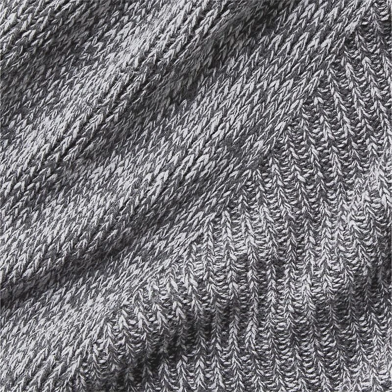 Sweater Knit 70"x55" Storm Grey Throw Blanket